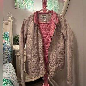 Lilly Pulitzer women’s quilted jacket, Size 6